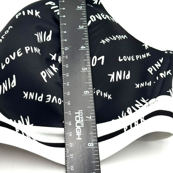 VICTORIA'S SECRET 36D Black Love Pink Wear Everywhere Wireless Lined Push Up Bra - Picture 8 of 9